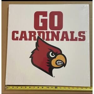 P. Graham Dunn Go Louisville Cardinals University Chant 19.75 x 19.75 Canvas